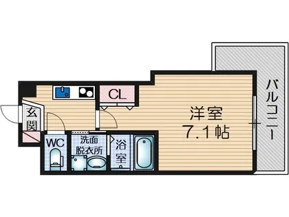 大阪府茨木市沢良宜東町【マンション】の間取り