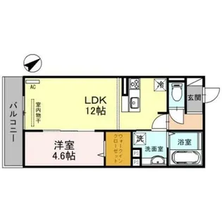 K’sヴィラ放出【1階】の間取り