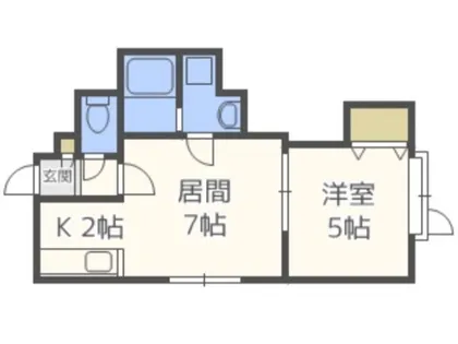 ラフィシア【1階】の間取り