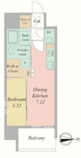 ブランシエスタ森ノ宮【12階】の間取り