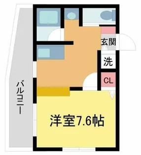 ONLYONE GLORY花屋敷【203号室】の間取り