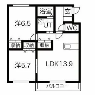コンフォート小川【3階】の間取り