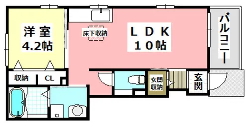 イリーデ【1階】の間取り