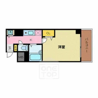 メゾン ド ヴィレ茨木【3階】の間取り