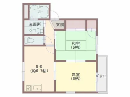 Nano’s ForestII【201号室】の間取り