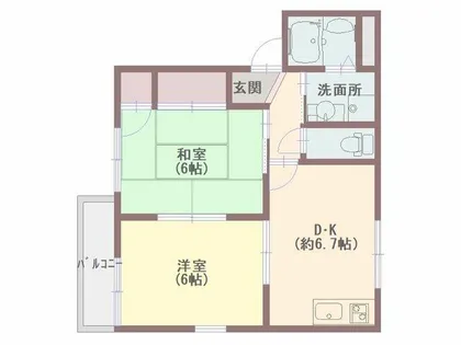 Nano’s ForestII【202号室】の間取り