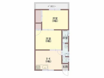 サニーハイツ【105号室】の間取り