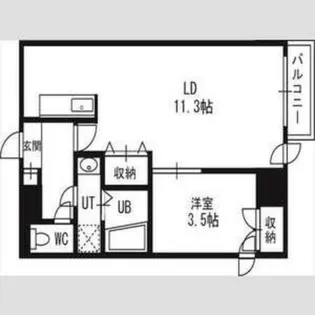コリーナフォレスタ【3階】の間取り