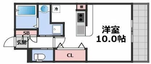 エアルレジデンスⅡ【1階】の間取り