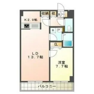 フェバリット ラ・クワトロ【3階】の間取り