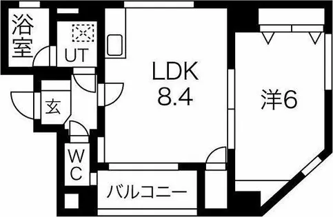 エル・ビューネ千種【2階】の間取り