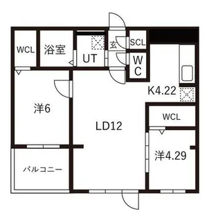 ガイアールS24【2階】の間取り