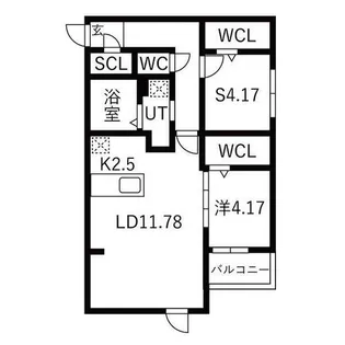 ガイアールS24【2階】の間取り