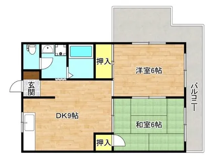 ハイツノア【2階】の間取り