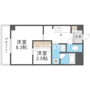 大阪府東大阪市荒本北2丁目【マンション】の間取り