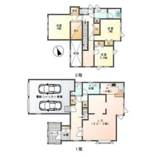 北海道札幌市東区北二十一条東19丁目【一戸建】の間取り