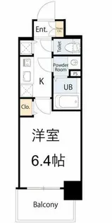 プレサンス天神橋スカイル【12階】の間取り