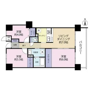 ライオンズマンション大阪狭山弐番館(0005883)【9階】の間取り