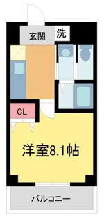 AILE鳴尾【303号室】の間取り