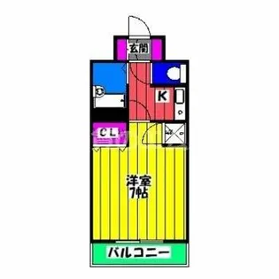 ル・フェール博多駅南【6階】の間取り