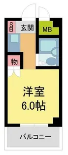 アネックス高座【1J号室】の間取り