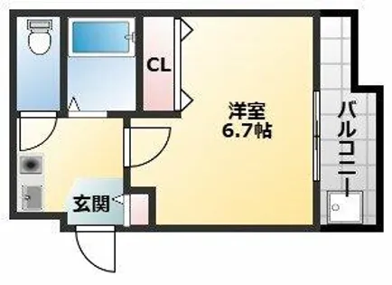 タナカハイツ【3階】の間取り