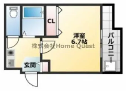 タナカハイツ【2階】の間取り