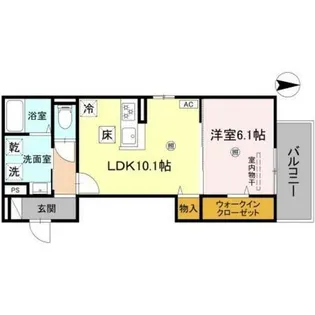 GRAMM北大路【1階】の間取り