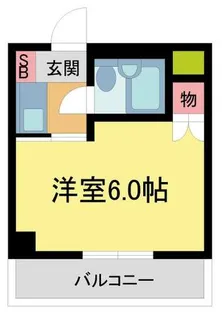 アネックス高座【1G号室】の間取り
