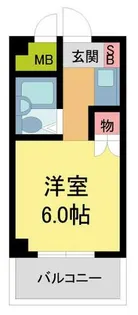 アネックス高座【1I号室】の間取り