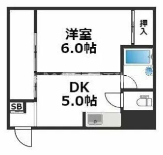 青風ハイツ【7階】の間取り