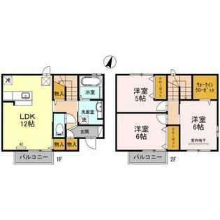 アドペラーレ【1階】の間取り