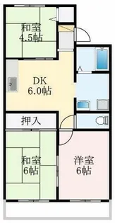 大阪府堺市中区深井沢町【マンション】の間取り