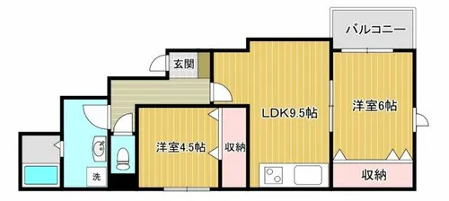 HEALING GRACE【B301号室】の間取り