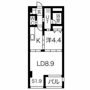 サクラノマド【3階】の間取り