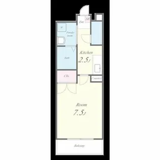 HIRO尾頭橋 (ヒロ尾頭橋)【602号室】の間取り