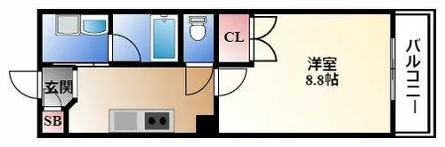 アールズタワー東山公園【4階】の間取り