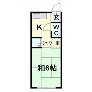 真弓ビル【103号室】の間取り