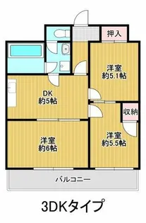 長堀レジデンス【14階】の間取り