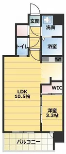 ミラージュパレス都島本通【10階】の間取り