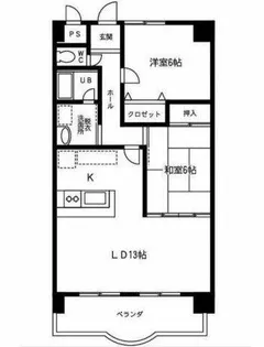 プランドール ONE【106号室】の間取り
