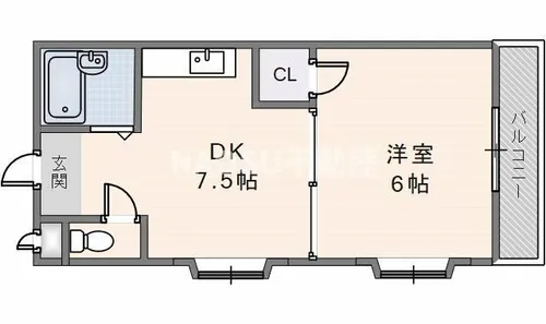 トトロハイツ【203号室】の間取り