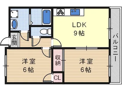 メゾンセレナ【5階】の間取り