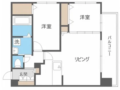 モルティーニ西線通【4階】の間取り