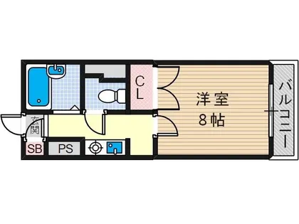 大阪府大阪市住吉区我孫子1丁目【マンション】の間取り