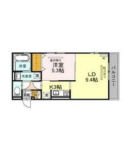 大阪府堺市北区蔵前町3丁【アパート】の間取り