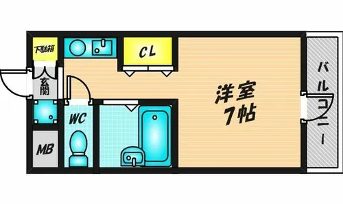 カサデルチルコ【421号室】の間取り