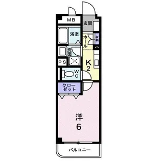 大阪府高槻市北昭和台町【マンション】の間取り