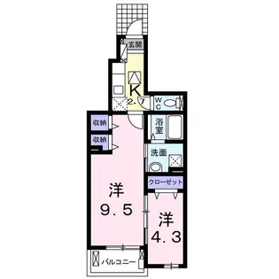 グレース寿【1階】の間取り