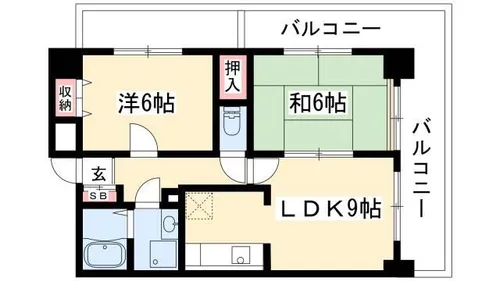 マイルストーン泉【7階】の間取り